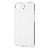 iPhone 16e ケース ソフト 衝撃吸収 メタルステッカー付 クリア PM-A25SUCTKCR エレコム 1個（直送品）