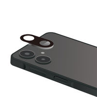 G253 レンズカバー ガラスフィルム ブラック PM-G253FLLG エレコム 1個（直送品）