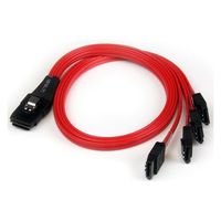 Startech.com SFF-8087 - 4x SATAo[XP[u 50cm Mini SAS SAS8087S4R50 1iij