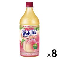 アサヒ飲料 Welch's（ウェルチ）ピーチ100 800g 1箱（8本入）