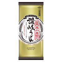 川田製麺 国内麦小麦粉使用 讃岐うどん ゆで時間11分 80g×4束 1個 日清製粉ウェルナ