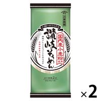 川田製麺 国内麦小麦粉使用 讃岐そうめん ゆで時間2分 80g×4束 1セット（1個×2）日清製粉ウェルナ
