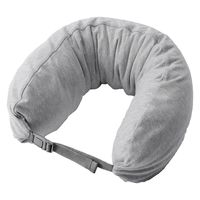 無印良品 フィットするネッククッション グレー 約１６×６４ｃｍ 良品計画