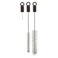 すみまで洗える 注ぎ口ブラシ 3点セット 調理器具洗い キズつけにくいナイロン毛 ブラック 日本製 1個（3本入）まめいた