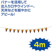 アルファ ハロウィンキャッスルフラッグバナー TC4-2055 1本（直送品）