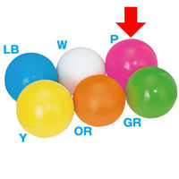 アルファ 特大ガラポン用抽選球(ピンク) VK8-0040P 1個（直送品）