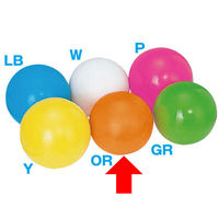 アルファ 特大ガラポン用抽選球(オレンジ) VK8-0040OR 1個（直送品）