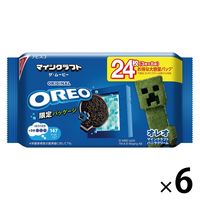 クッキー ビスケット オレオ マインクラフト バニラクリーム 24枚入 1セット（1袋×6）モンデリーズ・ジャパン