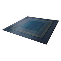 イケヒコ ランクス 花ござ 江戸間2畳 1740×1740mm ネイビー 1080020190202 1枚（直送品）