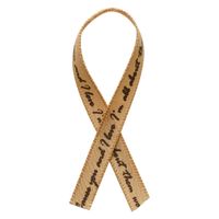 秦貴 英字リボン835-850 6mmX100y ベージュ 4562410682307 1セット(25巻入)（直送品）