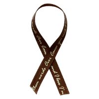 秦貴 英字リボン850-815 6mmX100y ブラウン 4562410684264 1セット(25巻入)（直送品）