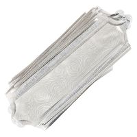 秦貴 ワンタッチリボンフラアリー No.4 シルバー 4562410684523 1セット(20巻入)（直送品）