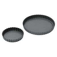 パール金属 タルト型 2個入り 13cm 20cm 底取れ シリコン加工 ステンレス ベイクメイド 408901 1個（直送品）