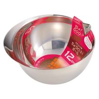 パール金属 ボウル 12cm ステンレス製 ちょ!グー 湯煎向き 持ち手付き ちょうどいいボール 435469 1個（直送品）