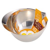 パール金属 ボウル 10cm ステンレス製 エッ!グー 卵向き 持ち手付き ちょうどいいボール 435468 1個（直送品）