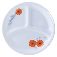 パール金属 ランチプレート 21.5cm CORELLE コレール オレンジマーガレット 強化ガラス 445226 1個（直送品）