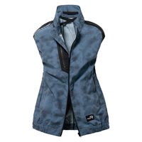 日新被服 ベスト TR3391-314-4L ドットブルーグレー 1個（直送品）