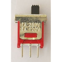 Dailywell Electronics 小型スライドスイッチ ON-OFF-ON 5FS3-S1-M2-S-E 1個（直送品）