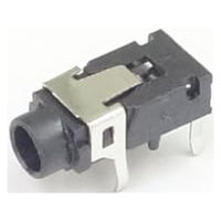 GB 3.5mmステレオジャック 基板取付用 3極タイプ 小型 GB-35J-3CWS-BM 1個（直送品）