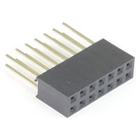 GB 連結ピンソケット 14ピン[7ピン×2列] 2.54mmピッチ 基板用 GB-DPS-2514P(L10) 1個（直送品）