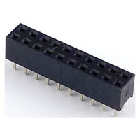 GB ロープロファイルピンソケット 低メス 20ピン[10ピン×2列] 5.7mm GB-DPS-2520-LP57 1個（直送品）