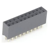 GB ピンソケット 20ピン[10ピン×2列] 2.54mmピッチ 基板用 GB-DPS-2520P 1個（直送品）