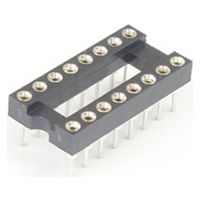 GB 丸ピンICソケット 300MIL 16ピン 2.54mmピッチ GB-ICS-3ML16R 1個（直送品）