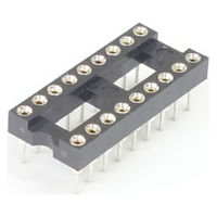 GB 丸ピンICソケット 300MIL 18ピン 2.54mmピッチ GB-ICS-3ML18R 1個（直送品）