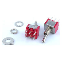GB トグルスイッチ2回路2接点(ON-ONタイプ) GB-TSW-DPDT-NN-W 1個（直送品）