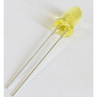 Full Sun Optotech 高輝度LED(5mm・黄色カラーレンズ・2V・5500mcd) L5D-Y9030-3200 1個（直送品）