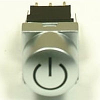 Highly Electric 照光スイッチ オルタネイト 青 PB61302AL4101 1個（直送品）