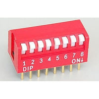 Dailywell Electronics DIPスイッチ 8極 ピアノタイプ DP-8 1個（直送品）