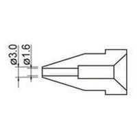 白光 ノズル 1.6mm 474/475/701/808用 A1007 1個（直送品）