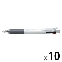 ゼブラ クリップーオン マルチ 白 B4SA1-W 1セット(1本×10)