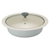 シービージャパン 卓上鍋 24cm IH対応 copan ガラス蓋付き 年中使える卓上鍋 2~3人用 414133 1個（直送品）