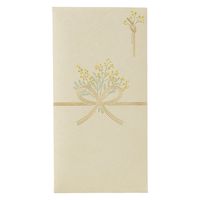 マルアイ お花のご祝儀袋 ミモザ シール付 ノ-ハナ10Y 1袋