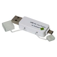 ナカバヤシ SDカードリーダー・ライターホワイト CRW-DSD63W 1個