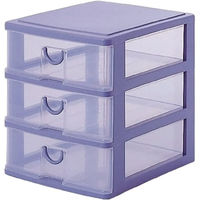 サンコープラスチック 引き出しケース エルピス AF-403 ストーンブルー 4973230177650 1個