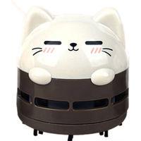 アスコ アニマル卓上掃除機 グレー キャット DMー2A(GR) C1000556 1台（直送品）