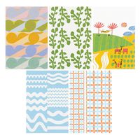 【アスクルオリジナルノベルティ】アスクル　ノベルティ　ポストカード5枚セット