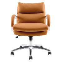 SEKI レザーポケットコイルチェア2 オフィスチェア ローバック