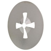 山喜産業　四ツ爪スピードワッシャー　ネジ用　鉄　Ｍ５×３８mm　1箱（100枚入)（直送品）