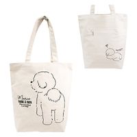 センバドー アニマルグラフィックトート Bichon/IV 625-1955 1個（直送品）