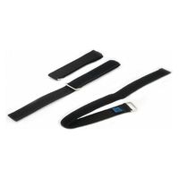 金井産業 胴当てベルト用 補助ベルト 黒 1セット2本組 1セット(2本入)（直送品）