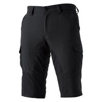 TS DESIGN ハイブリッドサマーメンズショートカーゴパンツ S ブラックxブラック 846045 1着（直送品）
