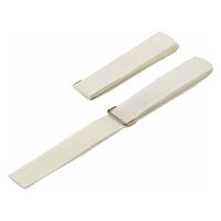 金井産業 胴当てベルト用 補助ベルト 白 1セット2本組 1セット(2本入)（直送品）