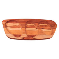 TRAMONTINA デコレーションディッシュ チーク 54×24cm 13421/051 1個（直送品）
