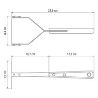 TRAMONTINA ポテトマッシャー ダーク 21159/190 1本（直送品）