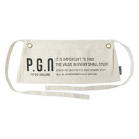 クレエ PG ワークエプロン ショーティー オフホワイト 982140066 1掛（直送品）