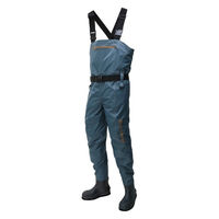 阪神素地 チェストハイウェーダー グレー3L BC-101 1足（直送品）